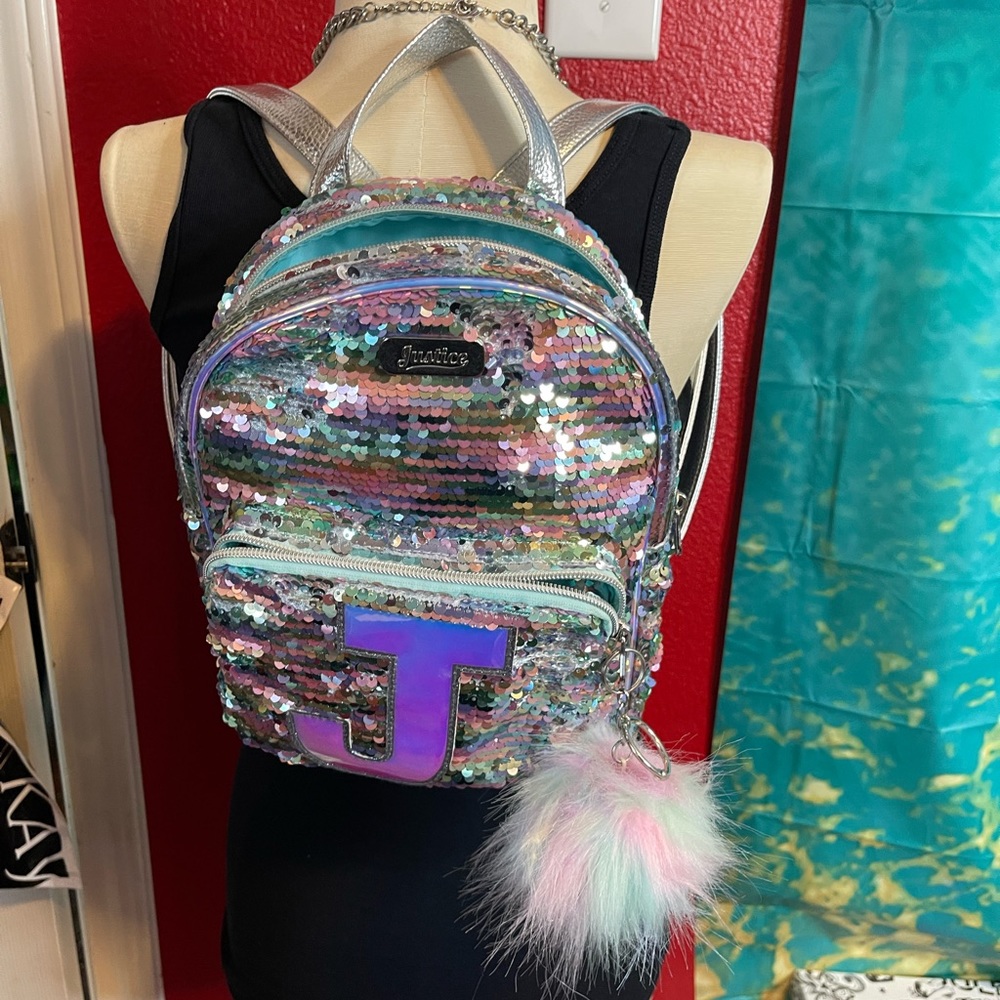 Justice mini backpack purse.